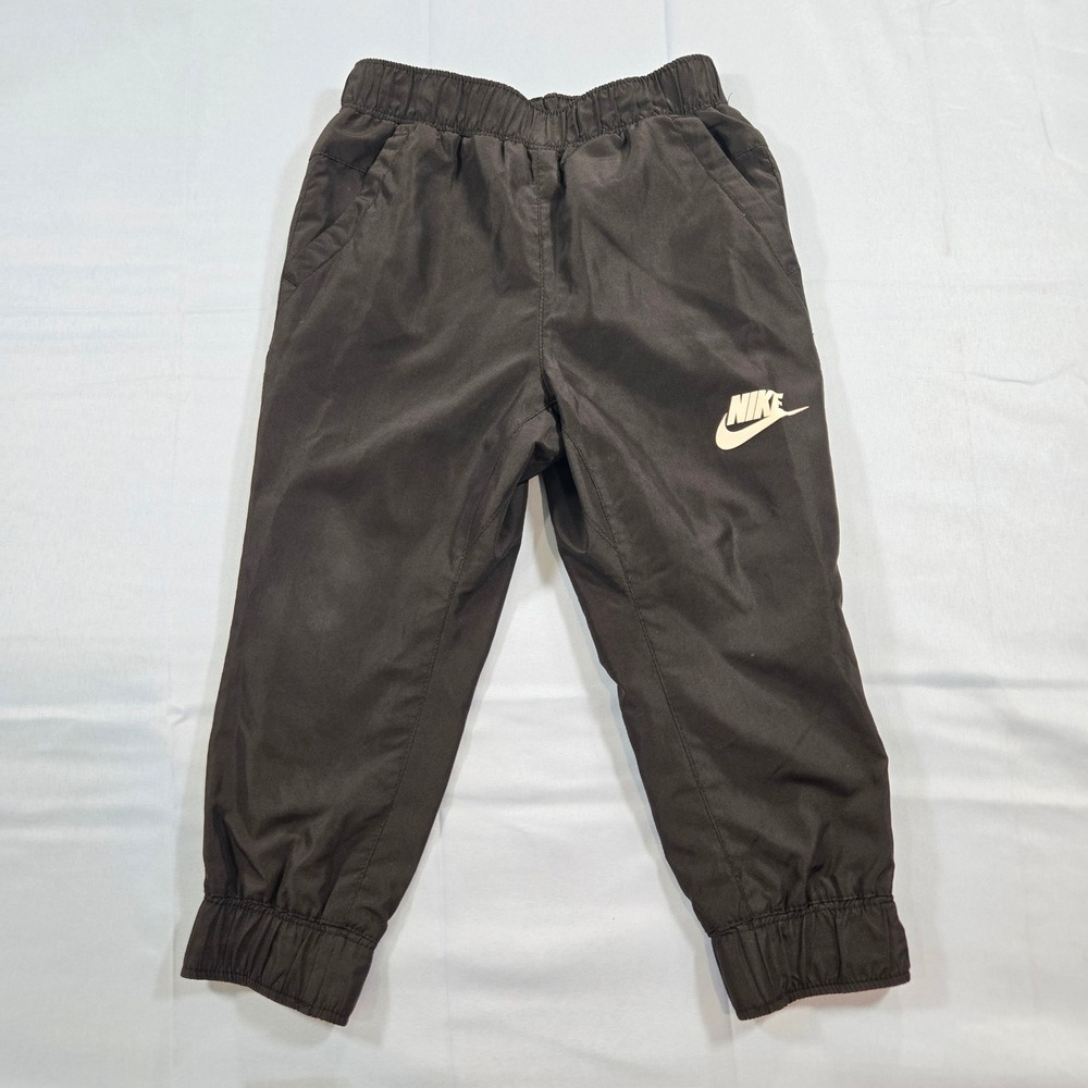 Nike Toddler Boys Black Windbreaker Jogger Pants 2T D751-023